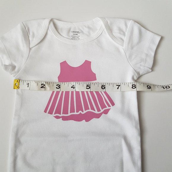 Little Dress Print Bodysuit - Picture 3 of 8